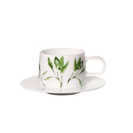 Cup with Saucer - Muga Sage