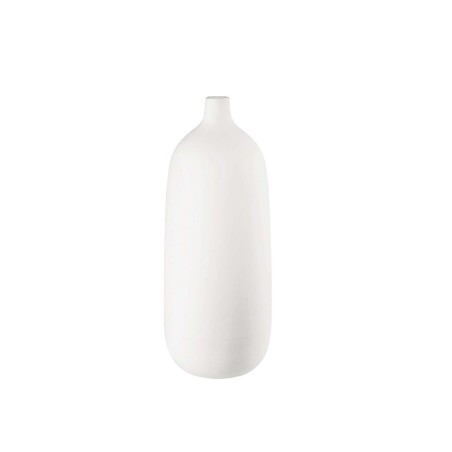 vase, white *d. 6 cm, h. 15 cm, stonewar