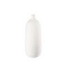 vase, white *d. 6 cm, h. 15 cm, stonewar