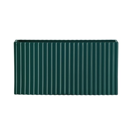 Vase 29,5Cm with Grooves Petrol - Quadro