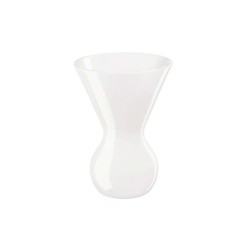 vase, white *d. 17,5/ 13 cm, h. 24 cm