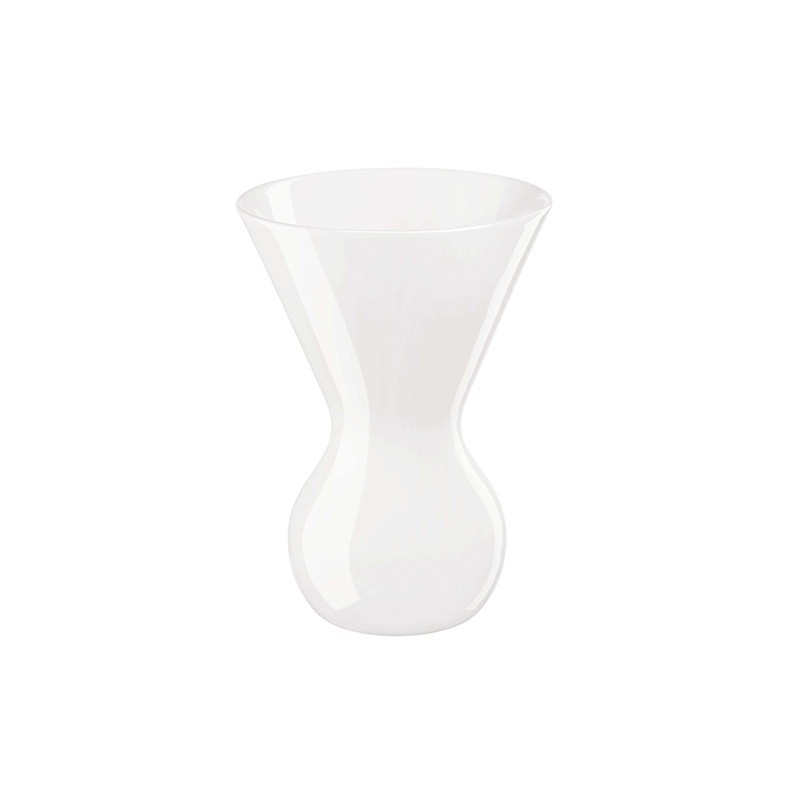 vase, white *d. 17,5/ 13 cm, h. 24 cm vase, white *d. 17,5/ 13 cm, h. 24 cm