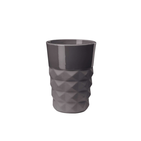 Vase 18cm Basalt - Facette