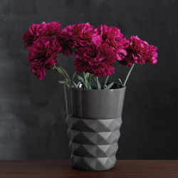 Florero 18cm Basalto - Facette