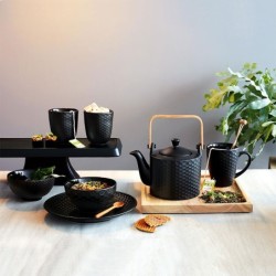 Wooden Tray Square - Black Tea