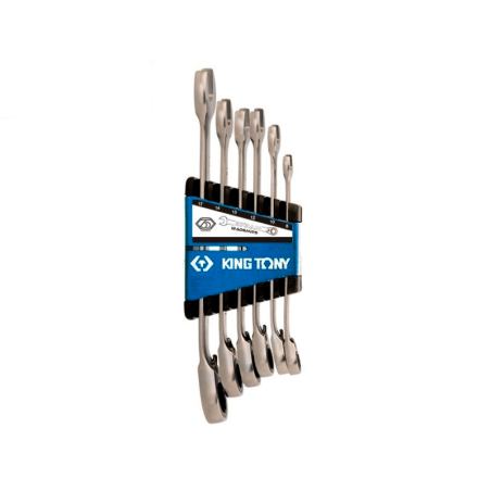 KING TONY 6 Pieces Mixed Keys Set With Ratchet