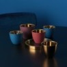Lantern Raspberry and Gold Shiny Ø7,2cm – Saisons