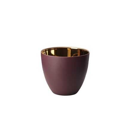 Lantern Blackberry and Gold Shiny Ø7,2cm – Saisons