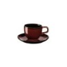 Espresso Cup with Saucer Rusty Red - Kolibri
