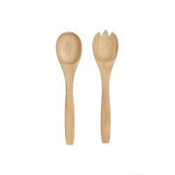 Cubiertos para Ensalada 30cm – Wood Natural