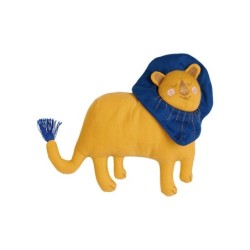 Toy Lion Leo Yellow and Blue - Kids
