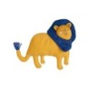 Peluche León Leo Amarillo y Azul - Kids