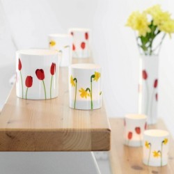 Porta-Velas Narciso 7,8cm - Springtime