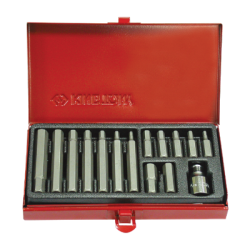 KING TONY Hex Head 10mm Bit Set 15 Pieces