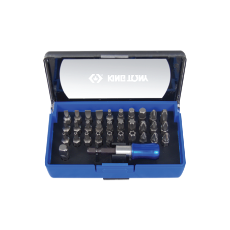 Caja de Puntas 1/4' 32 Piezas KING TONY