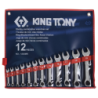 Stubby Combination Wrench Set 12 Pieces KING TONY