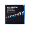 KING TONY Spanner Set, 8-19 MM, Tetoron Case, 9 PARTS
