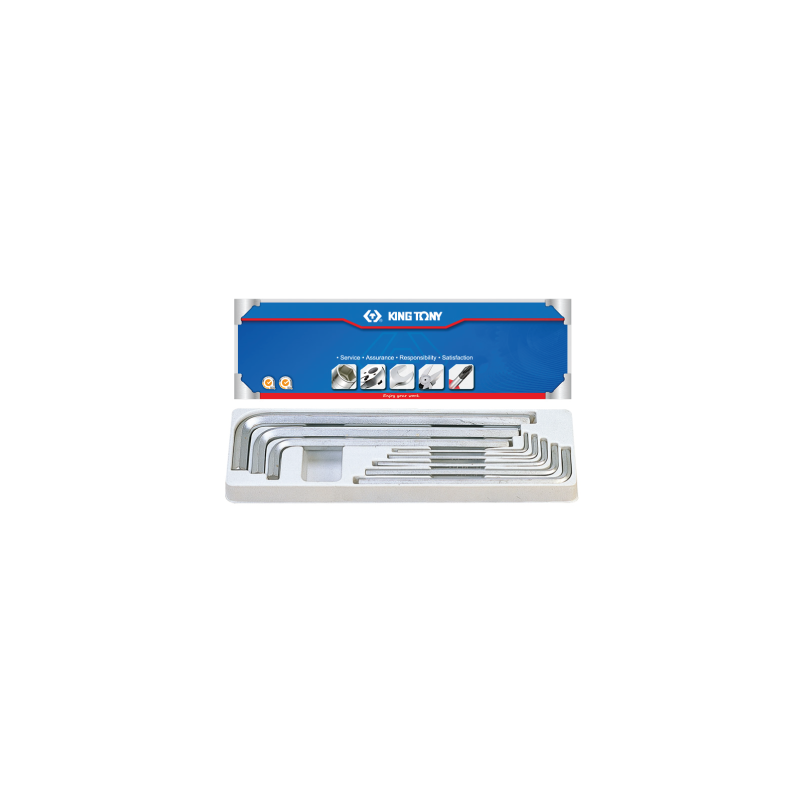 KING TONY Hex Key Set Extra Long Arm 8 Pieces MR01 KING TONY Hex Key Set Extra Long Arm 8 Pieces MR01