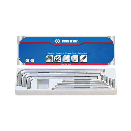 KING TONY Hex Key Set Extra Long Arm 8 Pieces MR01