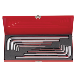 KING TONY Hex Key Set Extra Long Arm 10 Pieces