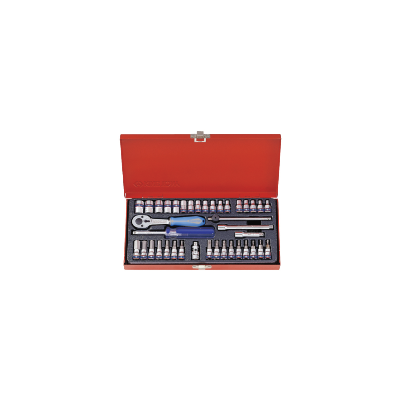 KING TONY 1/4' Socket Set Metric Size 39 (un.) 2539MR KING TONY 1/4' Socket Set Metric Size 39 (un.) 2539MR