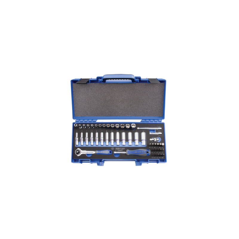 KING TONY 1/4' Socket Set Metric Size 48 (un.) 2548MRV KING TONY 1/4' Socket Set Metric Size 48 (un.) 2548MRV