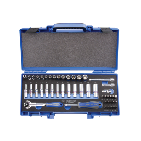 KING TONY 1/4' Socket Set Metric Size 48 (un.) 2548MRV