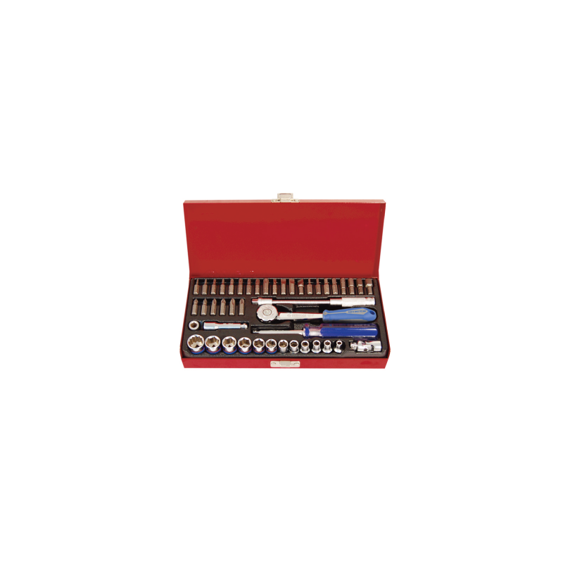 KING TONY 1/4' Socket Set Metric Size 45 (un.) 2575MR KING TONY 1/4' Socket Set Metric Size 45 (un.) 2575MR