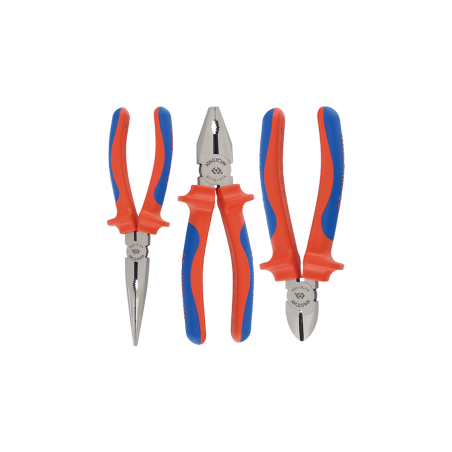 KING TONY Insulated Pliers Set 3 Pieces