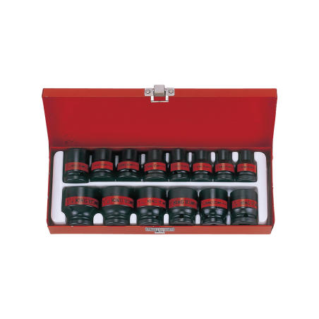 KING TONY 1/2” Impact Socket Set Internal Hexagon Inch Size 14 (un.)