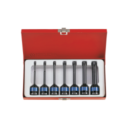 Jogo de Chaves de Impacto com ponta 1/2” TORX® 7 Peças KING TONY