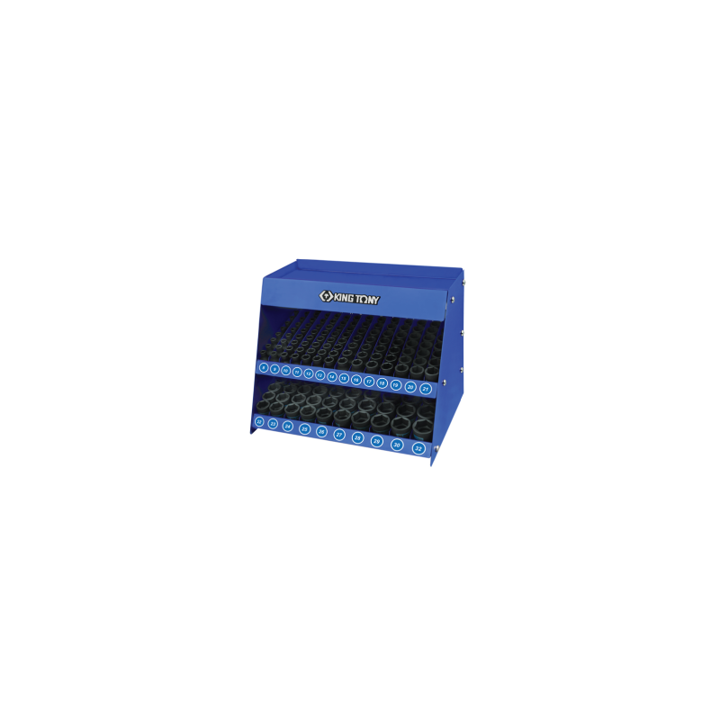 KING TONY 158 Pieces 1/2” DR. Impact Socket Shelf Set
