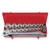 KING TONY 3/4' Socket Set with Accessories 24 (un.) 6224CR