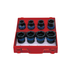 KING TONY 3/4' Impact Socket Set - Metric Size 8 (un.) 6408MP10