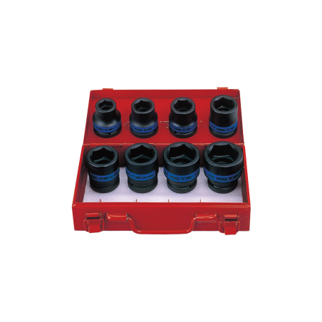 KING TONY 3/4' Impact Socket Set - Metric Size 8 (un.) 6408MP10