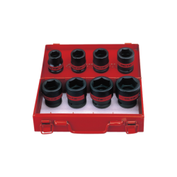 KING TONY 3/4' Impact Socket Set - Inch Size 8 (un.) 6408SP10