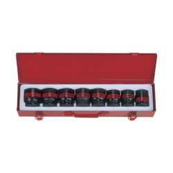 KING TONY 3/4' Impact Socket Set - Inch Size 8 (un.) 6409SP10