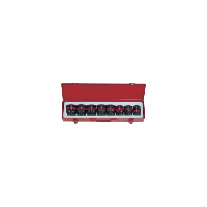 KING TONY 3/4' Impact Socket Set - Inch Size 8 (un.) 6409SP10
