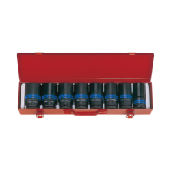 Caja de Vasos de impacto 3/4' Métricos 6410MP KING TONY