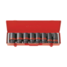 KING TONY 3/4' Impact Socket Set - Inch Size 8 (un.) 6410SP
