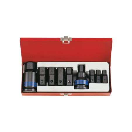 KING TONY 3/8' 6 Points Impact Bit Socket Set 11 (un.)