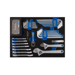 KING TONY 90 Piece Car Key, Hexagon Socket Key Set and Drill (EVA Foam)