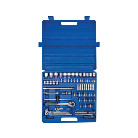 KING TONY 1/4” & 1/2” DR. Combination Socket Set 83 Pieces
