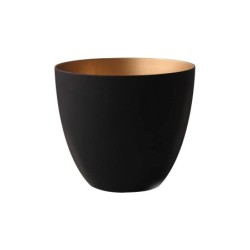 PORTA-VELAS PRETO COBRE Ø7.2CM