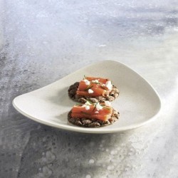 Plato Oval 40Cm - Cuba Crema