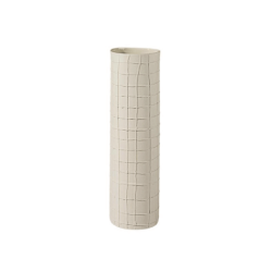 vase, squares *d. 8 cm, h. 25,5 cm, hand