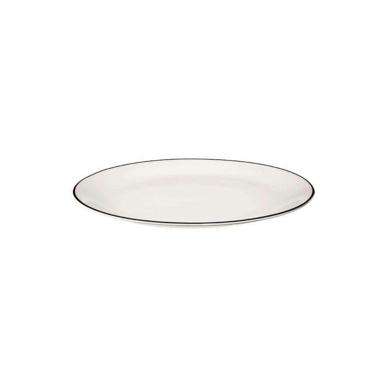 Plato Redondo Ø26,5Cm - Ligne Noire