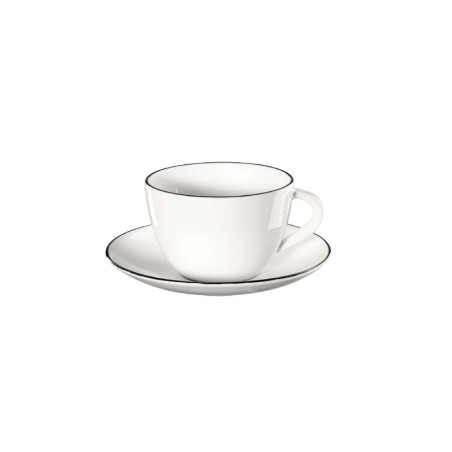 Chávena Para Café Com Pires - Ligne Noire