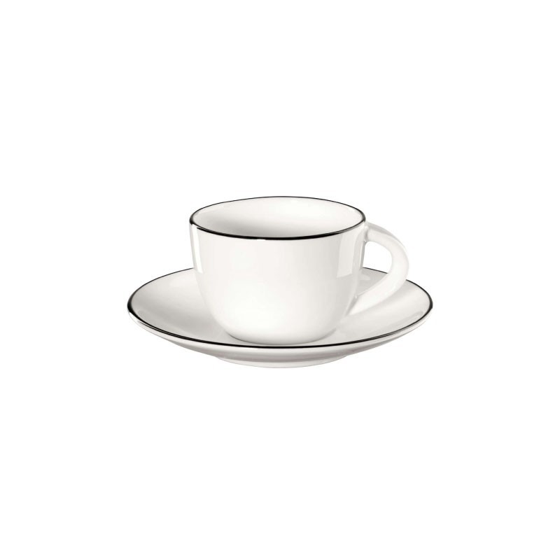 Chávena Para Expresso Com Pires - Ligne Noire