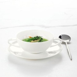Tazón De Sopa Con Platillo - À Table